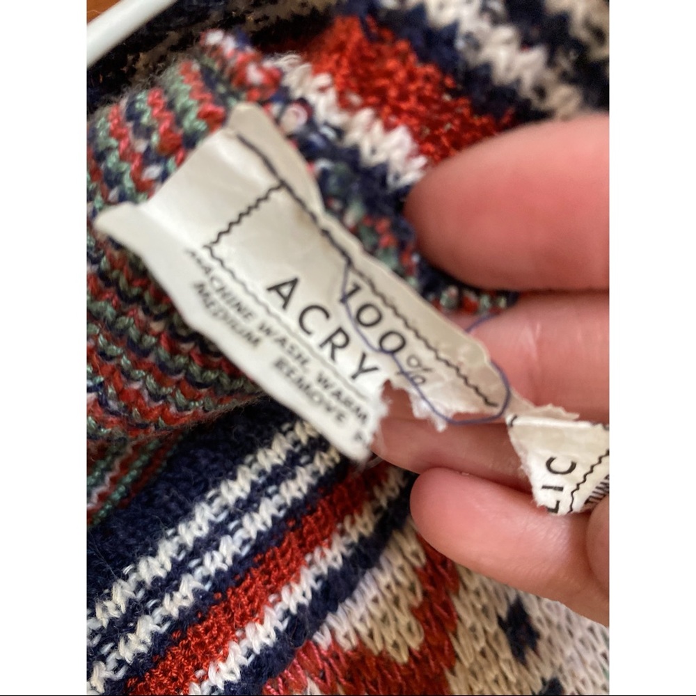 Vintage side tie sweater - Picture 8 of 10